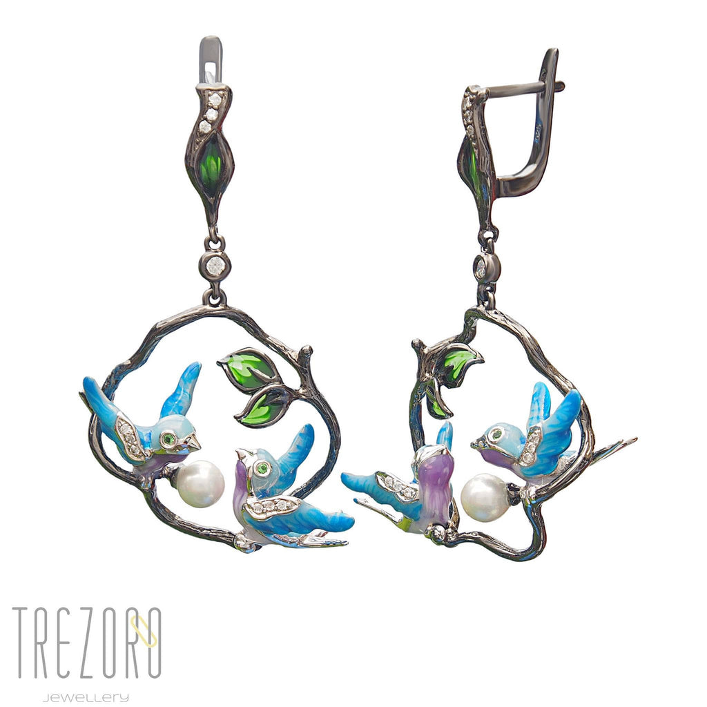 Birds Earrings