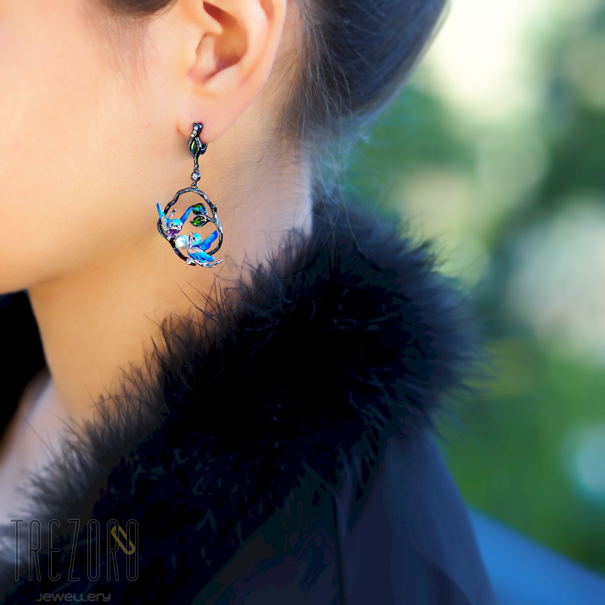 Birds Earrings